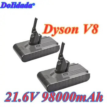 

98000mAh 21.6V Battery For Dyson V8 Battery for Dyson V8 Absolute /Fluffy/Animal/ Li-ion Vacuum Cleaner rechargeable Battery