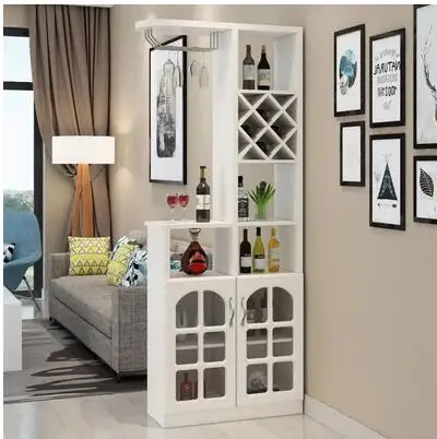 Porch partition cabinet shoe cabinet modern simple hall living room decoration dining room screen shelf wine