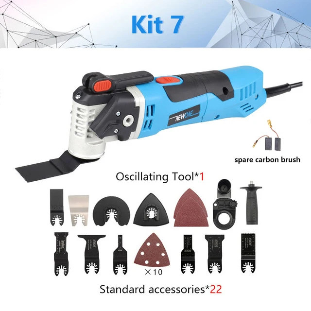 NEWONE-Multi-Function-tool-350W-quick-release-Oscillating-tool-electric-Trimmer-quick-change-tool-Renovator-with KIT7