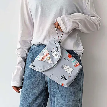 

Mummy Oxford Cloth Nappy Pouch Carrier Mummy Pack Diaper Bag Large Capacity Waterproof Reusable Portable With Handle Zipper