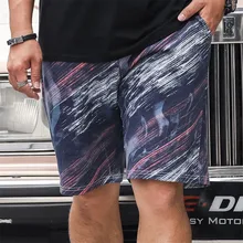 Большие размеры 2XL 4XL модные пляжные повседневные шорты с принтом новые летние шорты со звездным небом Гавайские шорты хлопок свободная брендовая одежда