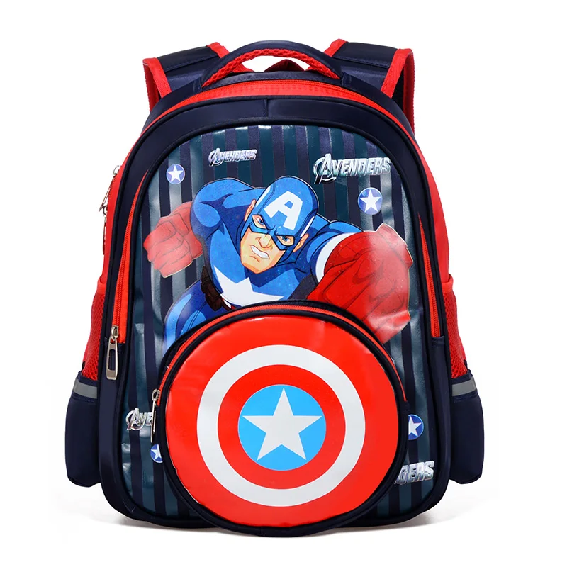 Комиксы Супермен Бэтмен Капитан Америка мальчик девочка дети детский сад школьная сумка Подростковая Студенческая рюкзаки