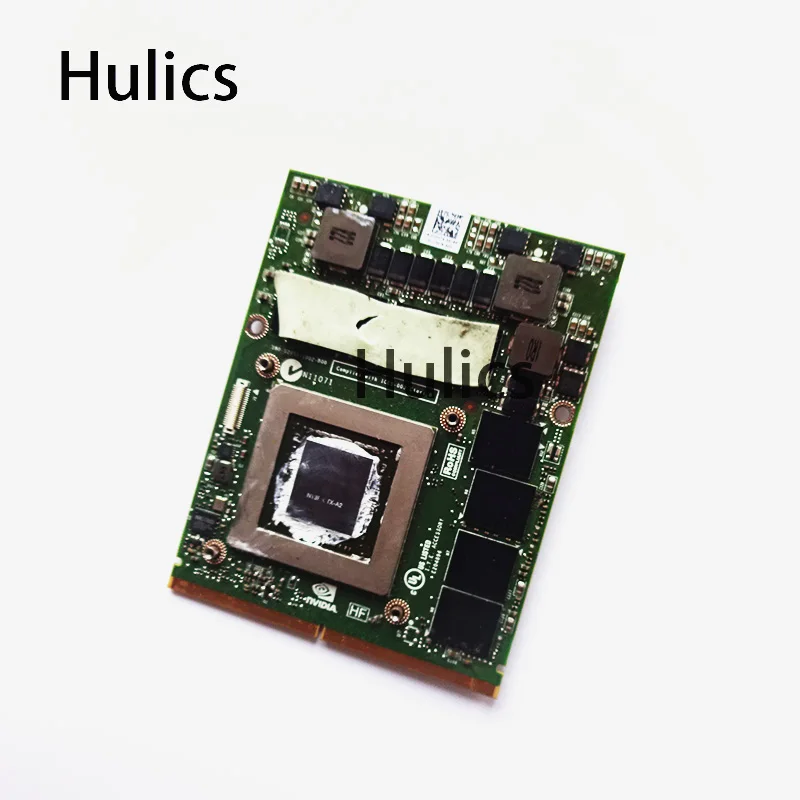 Hulics оригинальный GTX680M GTX 680 м VGA Видео Графическая карта N13E-GTX-A2 2G CN-020HTK 20HTK для Dell