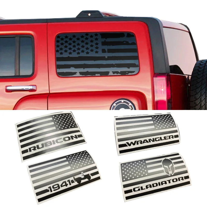 Total 60+ imagen jeep wrangler american flag window decal Abzlocal.mx