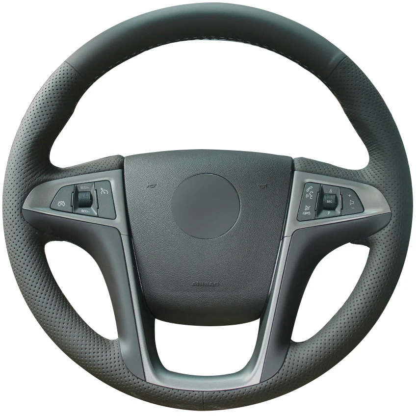 Темно серая искусственная кожа для Buick Lacrosse 2009 2012 Chevrolet Equinox 2010 2016|car steering wheel