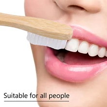 Мягкая бамбуковая зубная щетка, Бамбуковая зубная щетка с плотной щетиной для ежедневных и путешествий, для взрослых, уход за полостью рта, ручная зубная щетка es Set