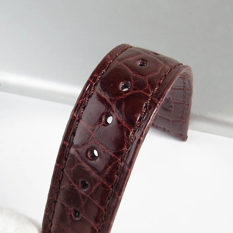 High-end Crocodile Genuine Leather Watch Strap Band 16mm 17mm 18mm 19mm 20mm 21mm 22mm 23mm 24mm Watch Accessories Watchband