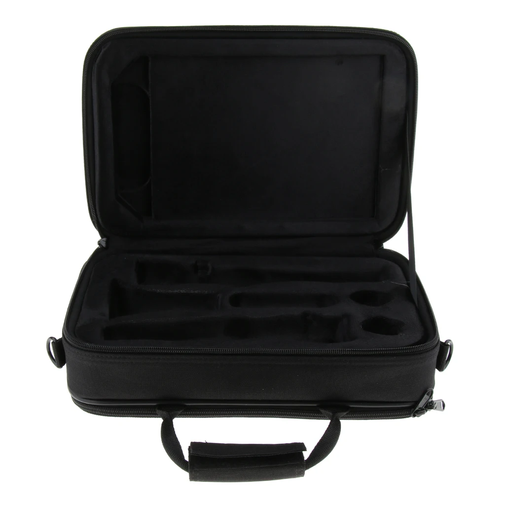 Water-resistant Clarinet Gig Bag Box Canvas with Adjustable Shoulder Strap for Bb Clarinet