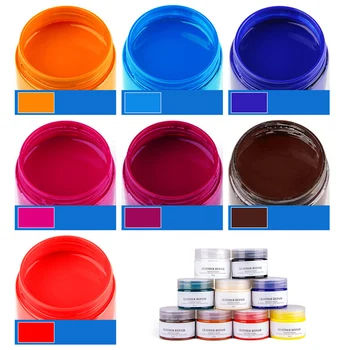 

50ml Leather Recolor Cream Repair Gel Scratch Remover for Leather Furniture Sofa Bag Shoes Care Cleaning 50ml J8