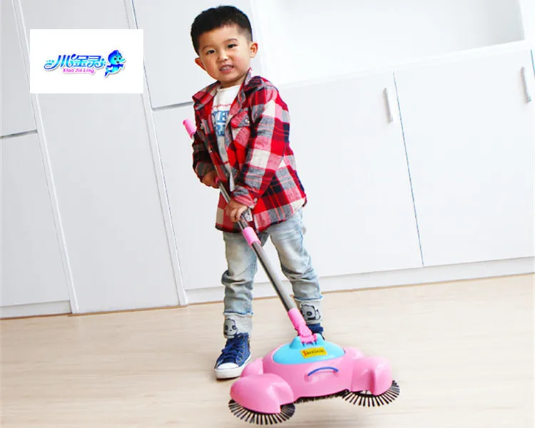 Room Magic Hand Push Sweeper Machine Brushes Mop Vacuum Cleaner Hand Push Sweeper Broom Aspirador Household Merchandises DF50HPS