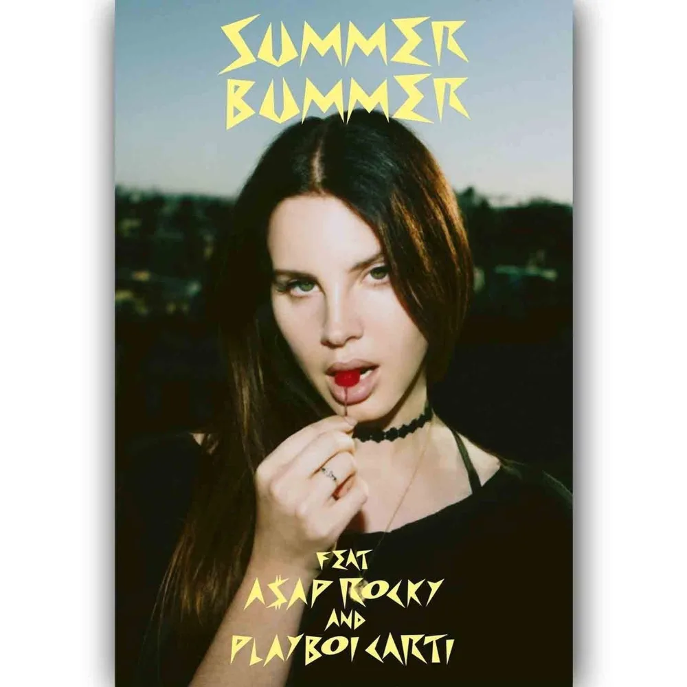 New Lana Del Rey Summer Custom Soul Music-Silk Art Poster Wall Sicker Decoration Gift