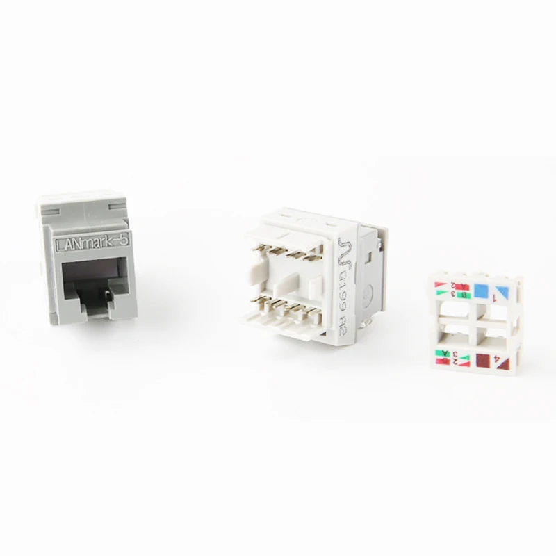 100 шт. Nexans стиль cat5e/cat6 RJ45 сетевой модуль utp