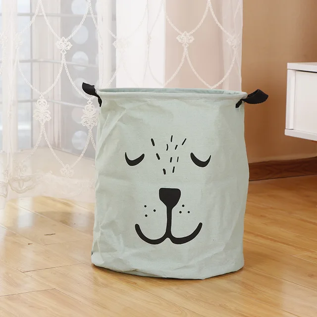 Foldable Laundry Basket Large Capacity Laundry Hamper Dirty Clothes Storage Organizer Clothes Kid Toy Sundries Storage Bag 02