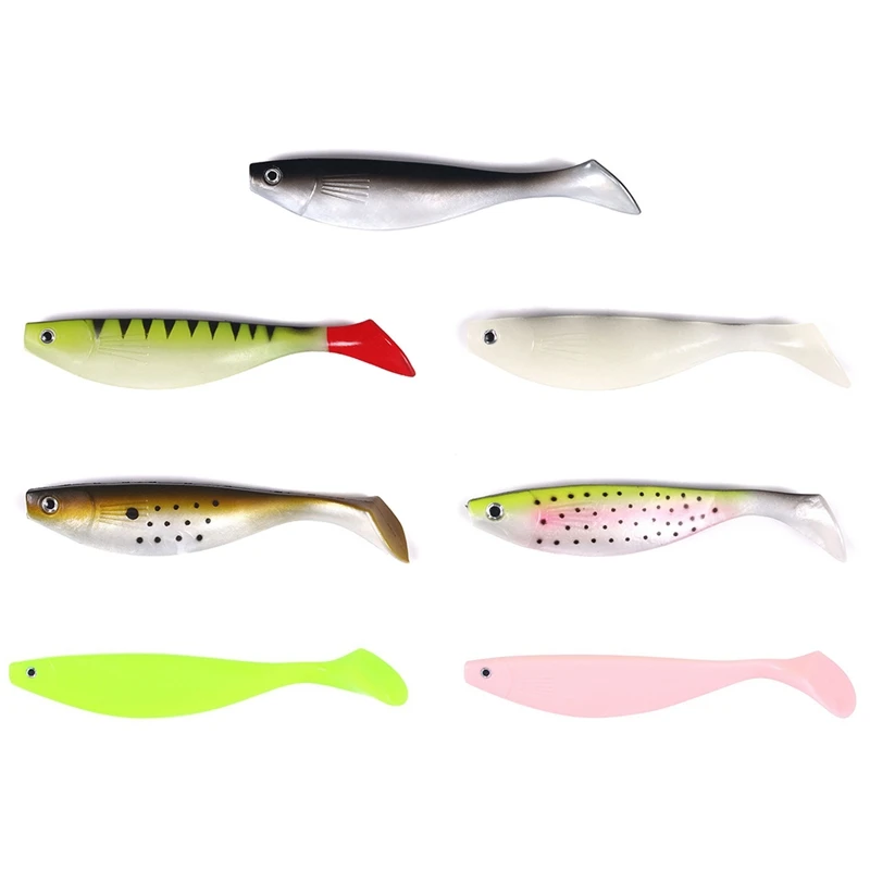 New Artificial Fishing Lures 3d Soft Bait Fish Pattern Reusable Plastic Soft Lures Fishing Swim-Bai