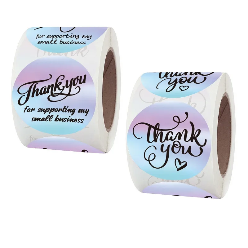 1 5 ''уникальные лазерные наклейки Thank You для поддержки малого бизнеса заказ