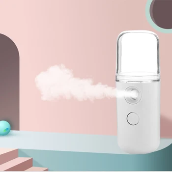 

30ML Mini Nano Facial Sprayer USB Nebulizer Face Steamer Humidifier Hydrating Anti-aging Wrinkle Women Beauty Skin Care Tools