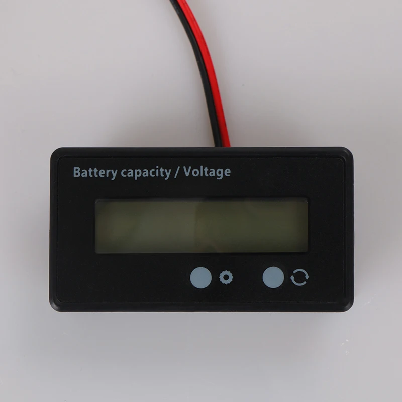 1pc New Battery Capacity Indicator Voltage Tester Power Meter LCD Digital Voltmeter for 12V/24V/36V/48V Acid Lead Wholesale