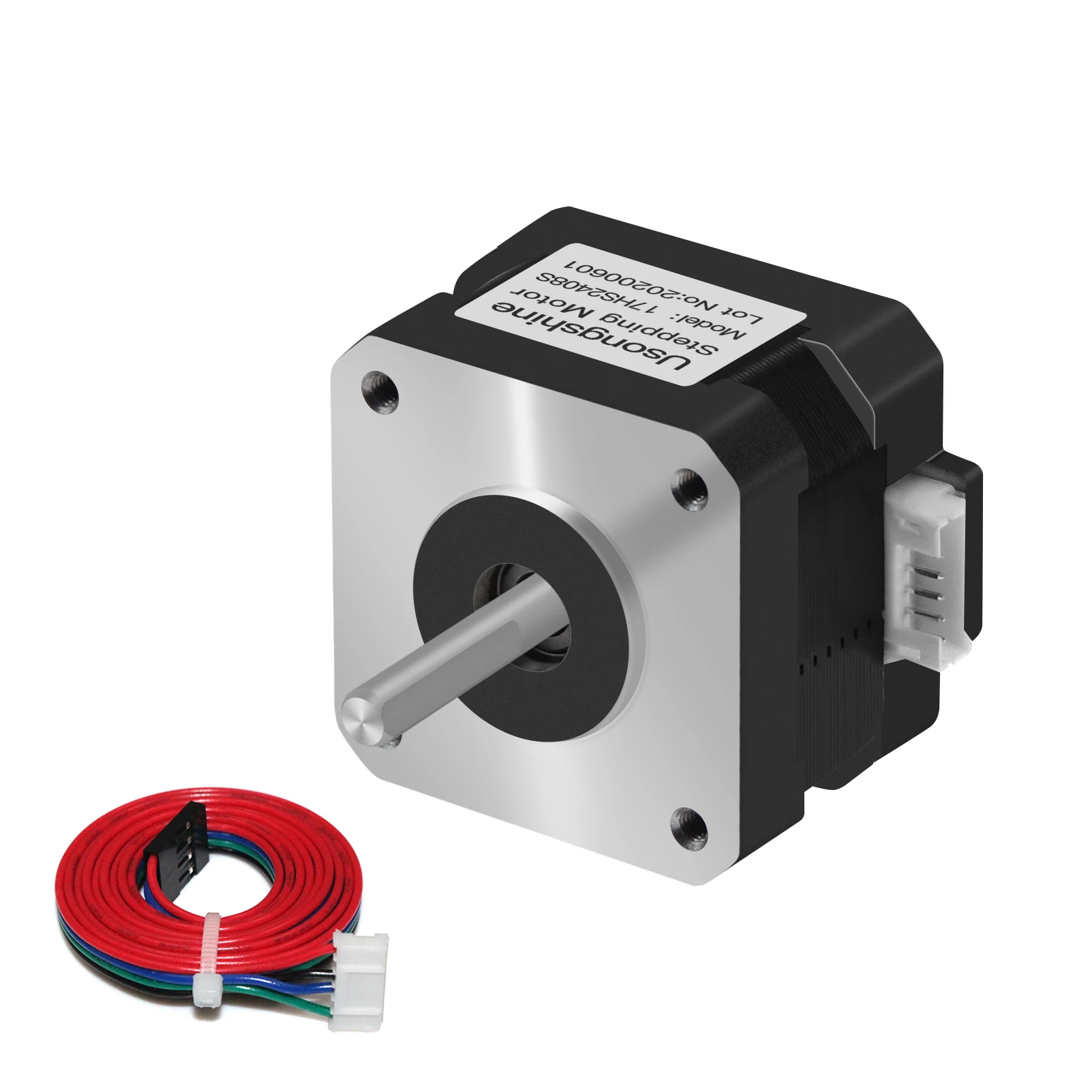 5 шт./лот шаговый двигатель Nema 17HS2408S 4-lead 17 42 Motor 42bygh 0.6A CE ROSH ISO CNC лазерные и