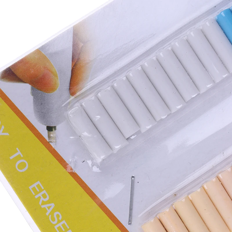 40pcs Kawaii Electric Eraser With Refill Electronic Pencil Rubber For Kids Painting Drawing Stationery Office School Supplies