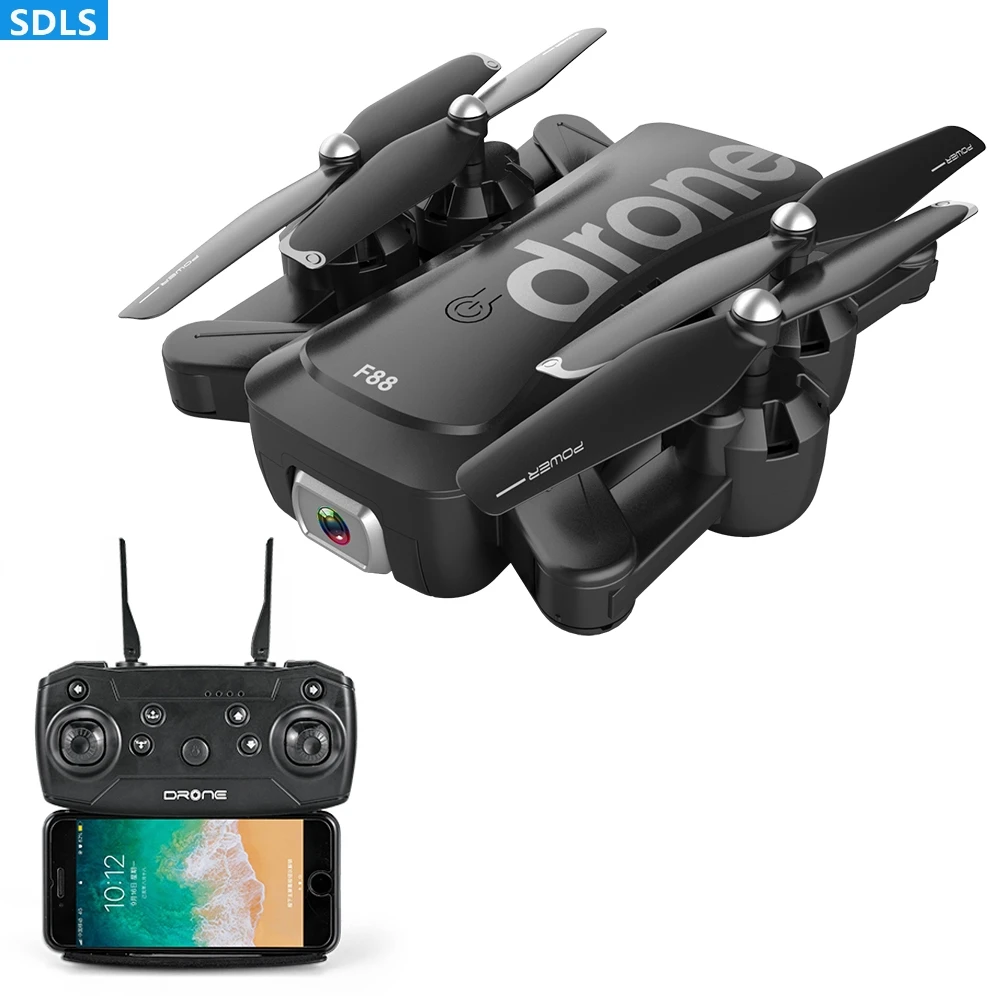 Мини-Дрон с 4K HD камерой широкоугольный Квадрокоптер Wifi FPV Складные Игрушки оптическое позиционирование потока двойная камера Вертолет Дрон