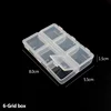 Hot sale Nail Art Storage Case Rhinestones Gems Accessories Transparent Plastic Empty Container for Beads Organizer Box ► Photo 3/6