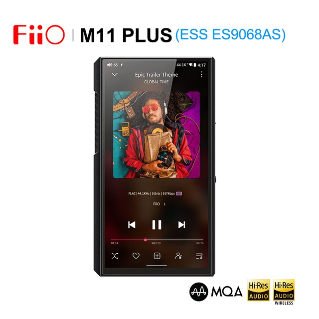 Fiio-Android thx aaa音楽プレーヤーM11 plus,mp3,デュアルes9068as