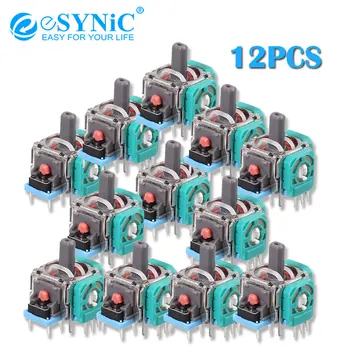 

eSYNiC 12pc Game Handle Rocker Analog Stick Joystick Repair Part Replacement Handle Accessories For SONY PS4 Xbox One Controller