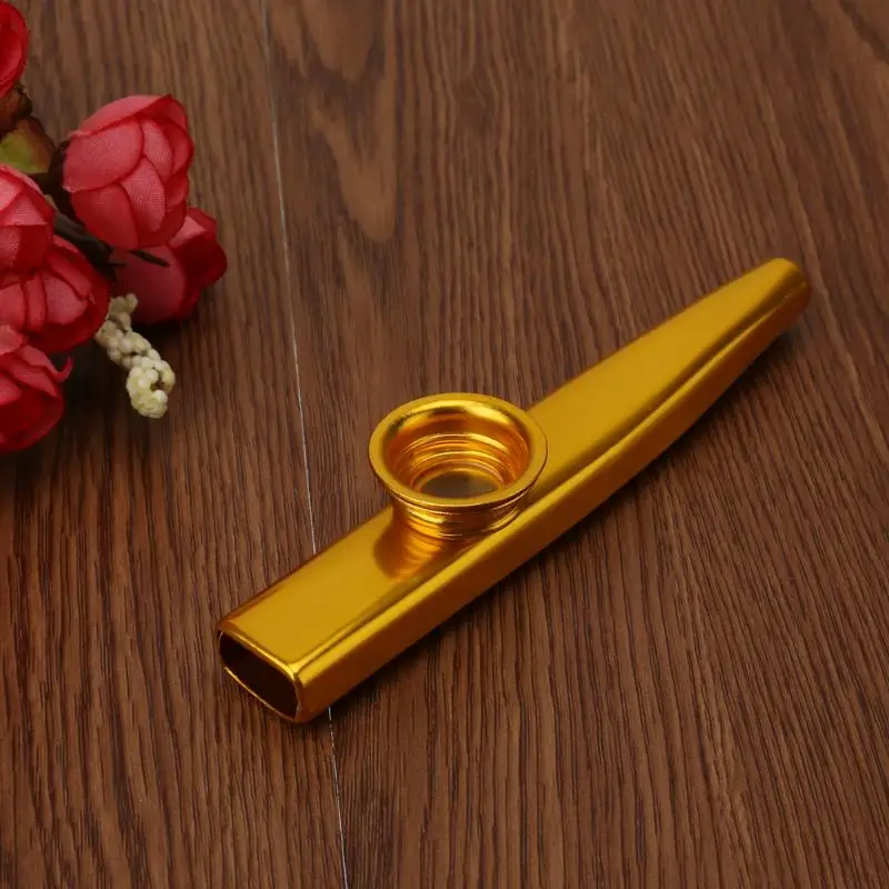 6 шт. легкий металлический Kazoos комплект для малышей детей студентов флейта музыкальный инструмент