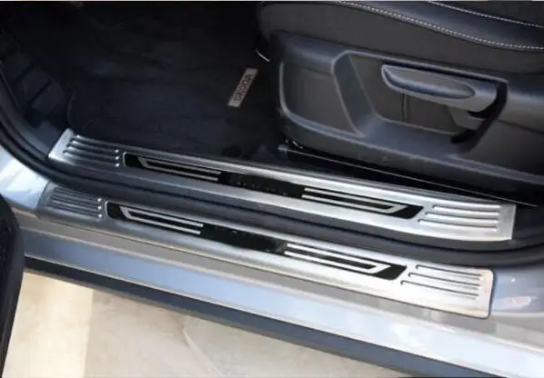 Добро пожаловать педаль подходит только для Skoda KAMIQ модификации, нержавеющая сталь Добро пожаловать педаль специальное украшение