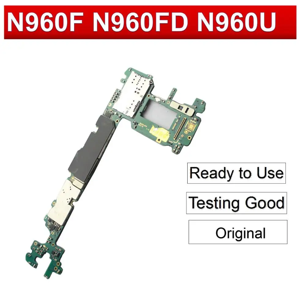 

Tehxv 100% Original Unlocked For Samsung Galaxy Note 9 N960F N960FD N960U Motherboard Note 9 Logic Boards 128GB