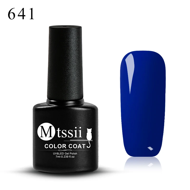 Mtssii 148 цветов 7 мл замачиваемый матовый эмалированный Гель-лак Светодиодный УФ-гель для ногтей лак основа верхнее покрытие дизайн ногтей маникюр - Цвет: BW2353