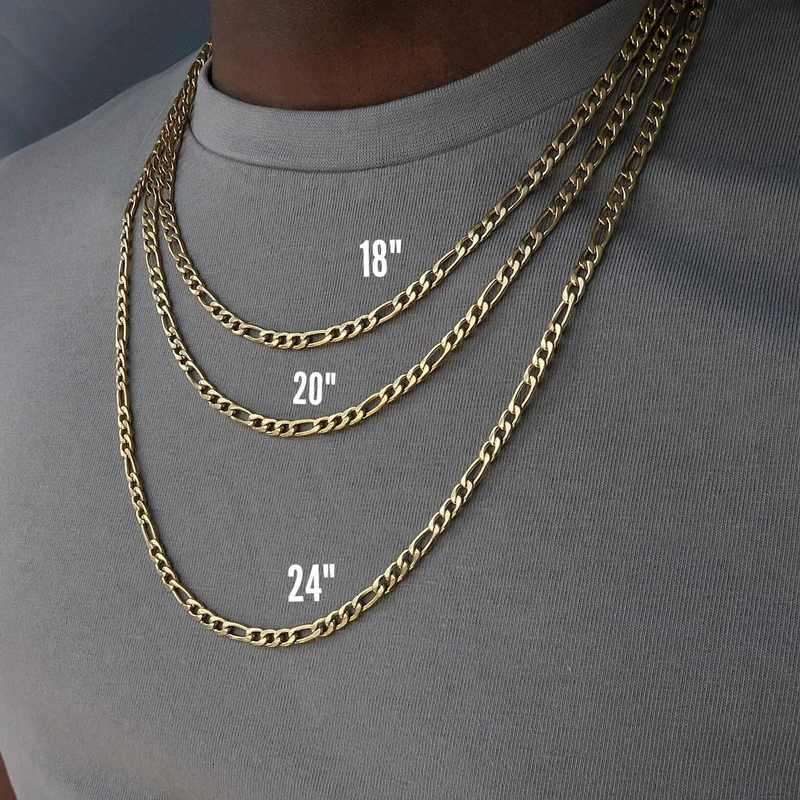 2020 Fashion 4mm Classic Figaro Chain 