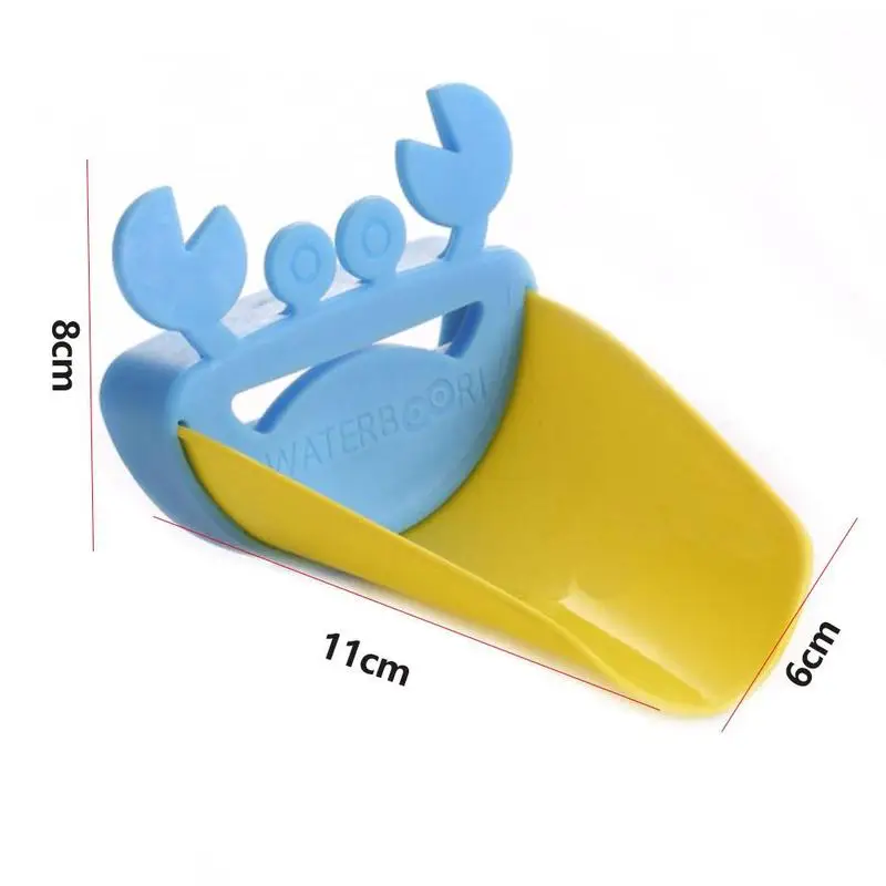 Crab Children's Guide Sink Cartoon Style Washer Faucet Extender Baby Washer Faucet Extender Kitchen Accessories Home