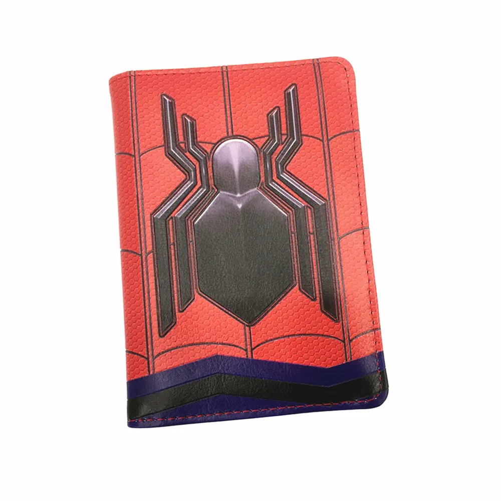 Супергерой паук-человек вдали от дома дорожный паспорт для паспорта Питер ID для кредитной карты держатели для женщин и мужчин двойные