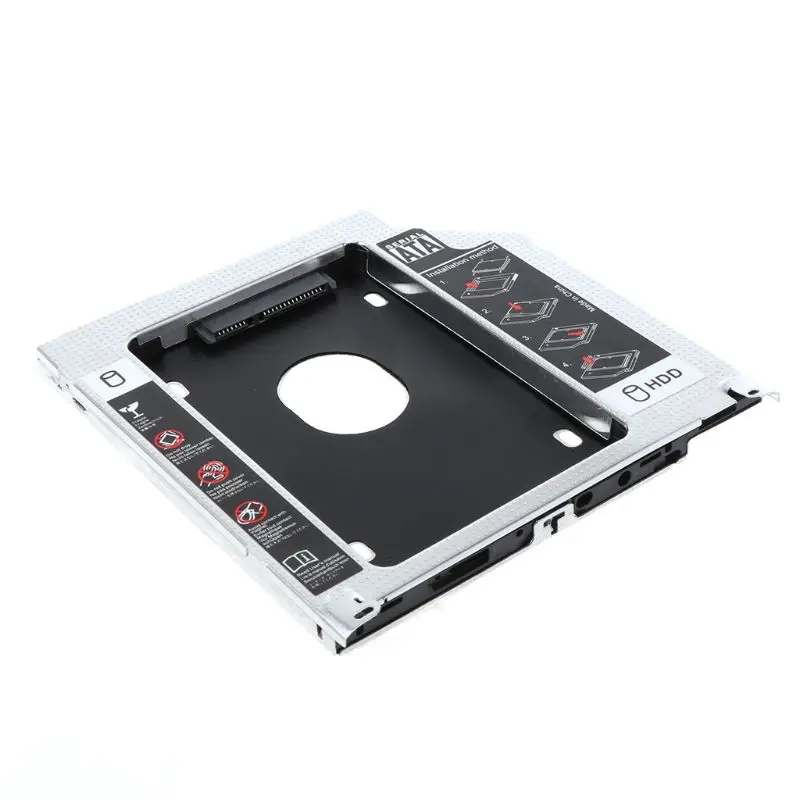 Второй HDD Caddy SATA 2 5 &quotHDD SSD 9 мм корпус для Apple Macbook DVD CD ROM | Компьютеры и офис