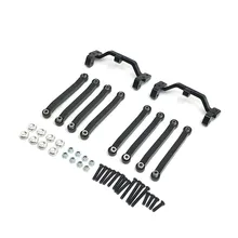 Accessoires de voiture MN modèle 1:12 RC D90 D91 99S, pièces de mise à niveau et de Modification en métal, ensemble de sièges de biellette et de biellette Non réglables