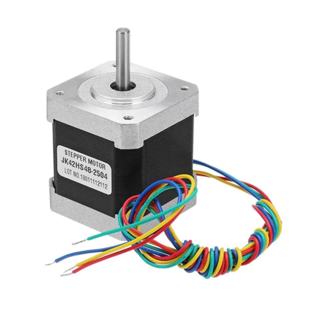

1Pcs 42HS48-2504 NEMA17 1.8°42 Hybrid Stepper Motor Two Phase 48mm 5kg.cm 2.5A Step Motor for 3D Printed Parts Power Tools