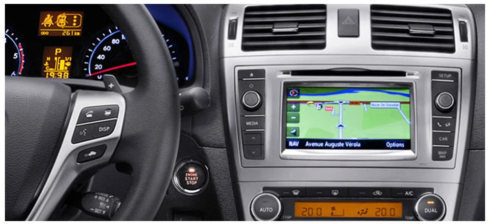 Flash Deal Sinosmart  Android 8.1 2Din IPS/QLED 2.5D screen car gps radio navigation player for Toyota Tacoma Avensis 15