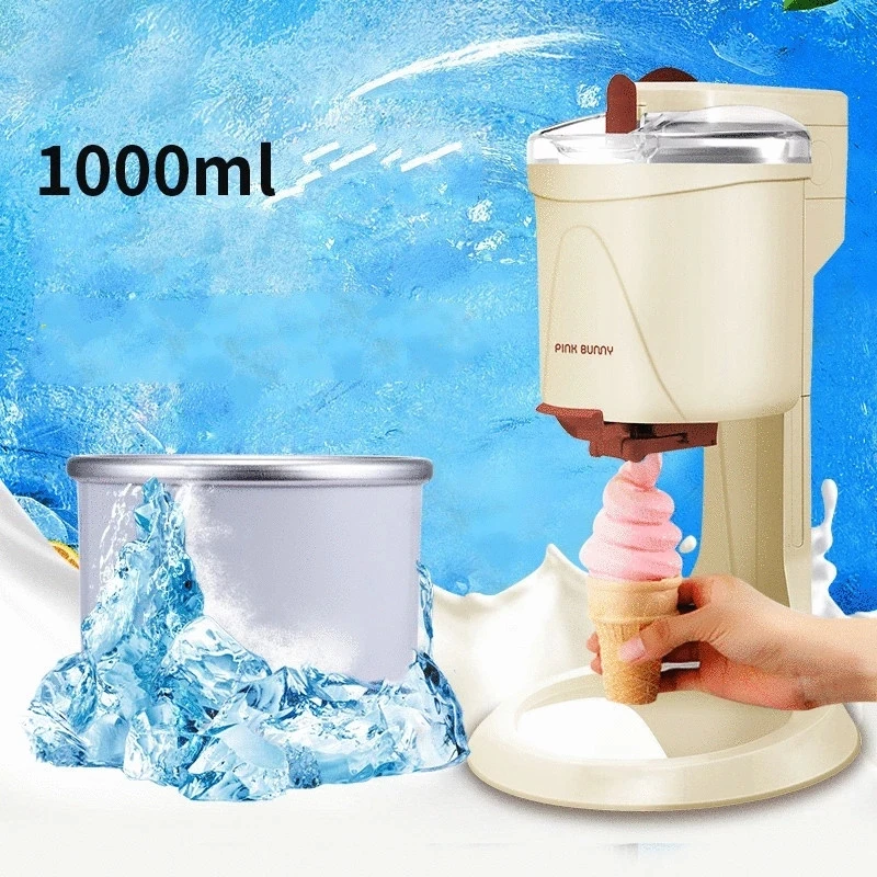 Machine Icecream Fully Automatic Mini Fruit Ice Cream Maker For Home  Electric Diy Kitchen Maquina De Sorvete For Kids - Ice Cream Makers -  AliExpress