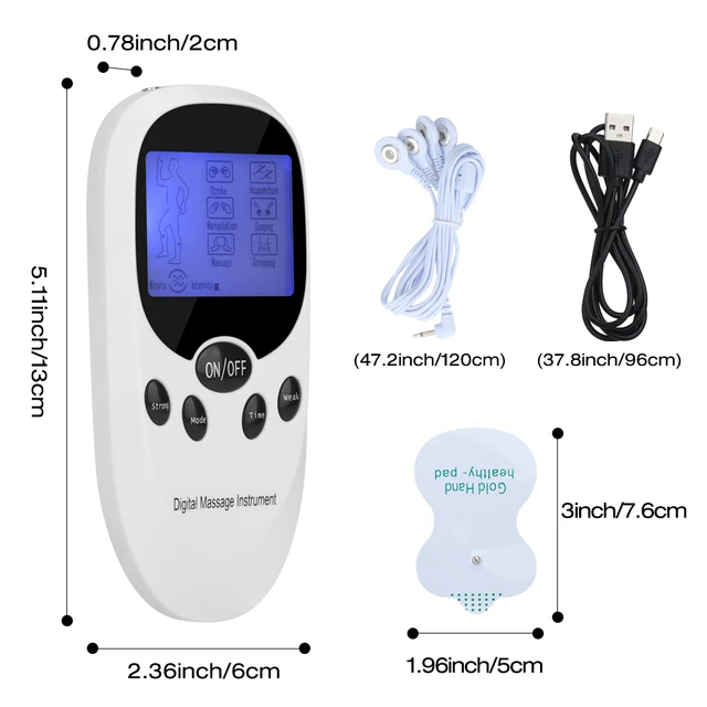 Tens Ems Unit Electroestimulador Muscular Fisioterapia Profesional Body  Massage Machine Electric Acupuncture Pen Meridian Energy - Relaxation  Treatments - AliExpress