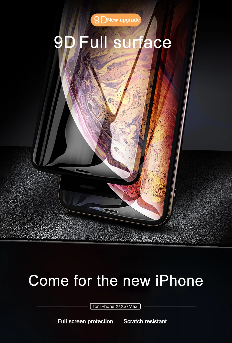 9D закаленное стекло для iphone 8plus 8 7 6 6s plus 7plus защита экрана Защитное стекло для iphone 11 pro x xs max xr s r xsmax