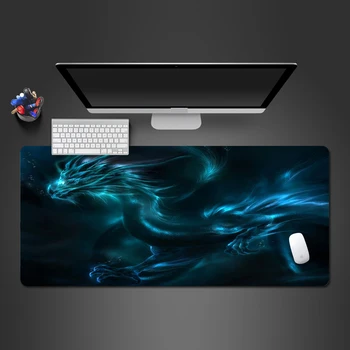 

Super Blue Dargon Mouse Pad Advanced Rubber Domineering PC Gaming Computer Mouse Pad Computer Keyboard Mouse Mat To Gamer