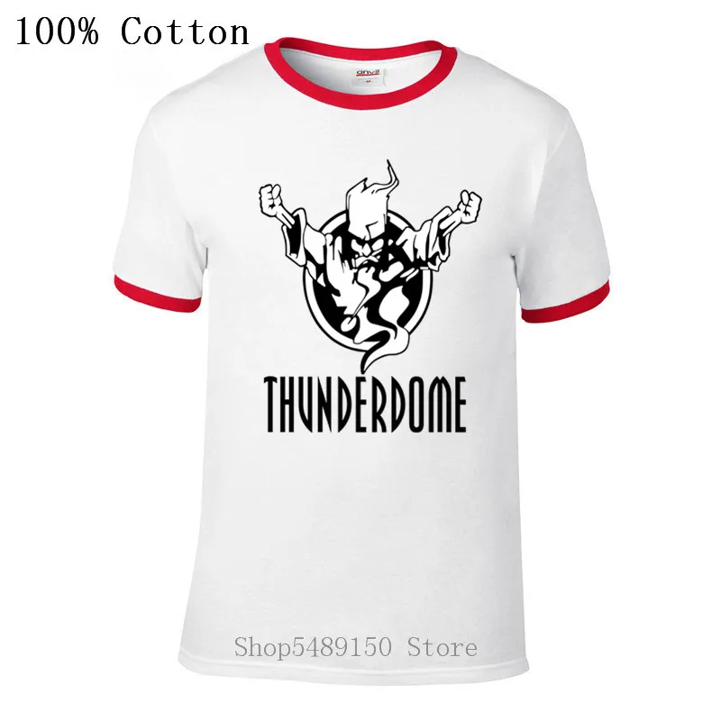 Оригинальная Винтажная Футболка Thunderdome мужские роскошные брендовые
