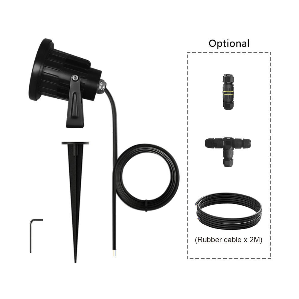 Lampadaire extérieur,lampe LED Zigbee 3.0 Pro 7W,éclairage d'extérieur