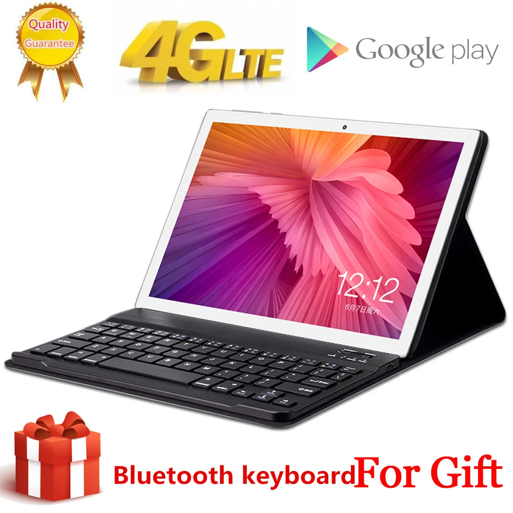 

Free Gift BlueTooth keyboard Tabletr 4G LTE 10.1 inch 2.5D tablet pc 10 Deca Core MT6797 8GB RAM 128GB ROM Android 9.0 2560*1600