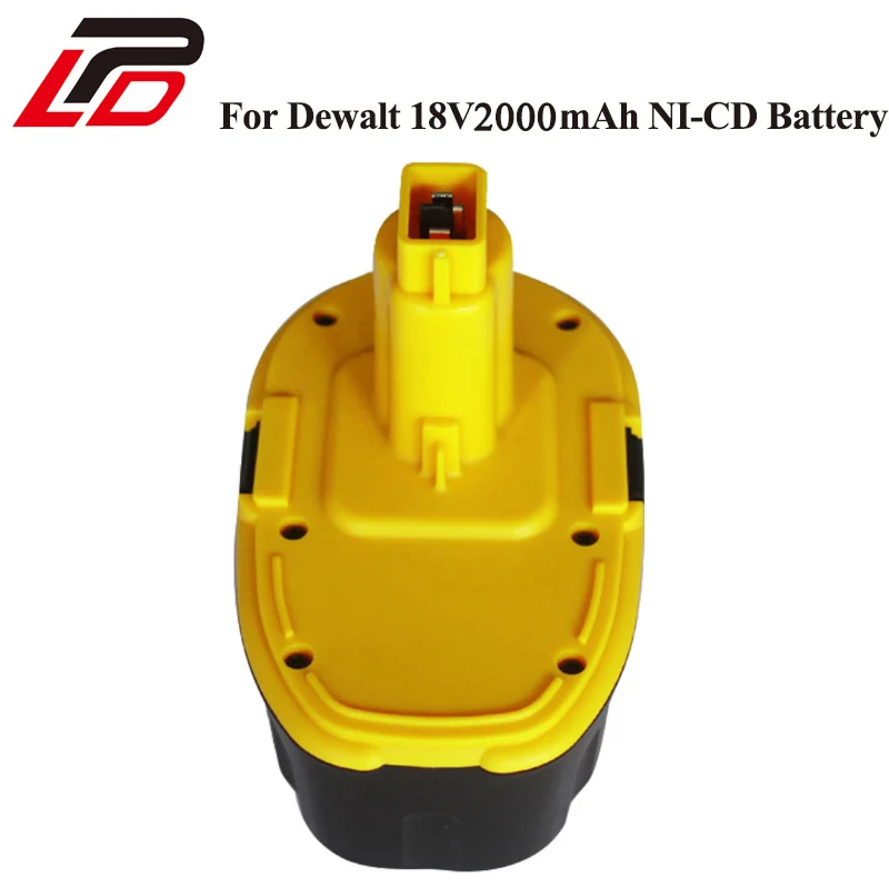 2000mah Replacement Power Tool Battery For Dewalt 18V DC9096 DE9095