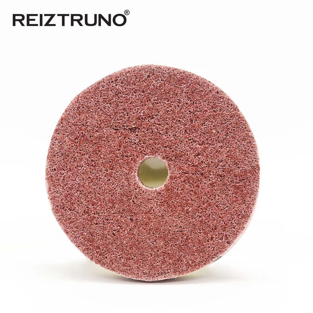 REIZTRUNO 4 Inch Sponge Fiber Marble Polishing Pads Wet Diamond