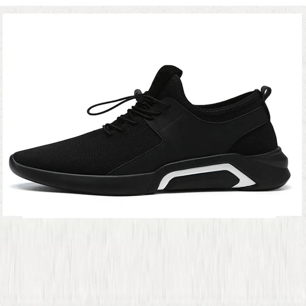 KANCOLLE Fashion Men Wild Outdoor Casual Mesh Solid Breathable Shoes Comfortable Soft Board Shoes Athletic Sneakers Shoes 1217