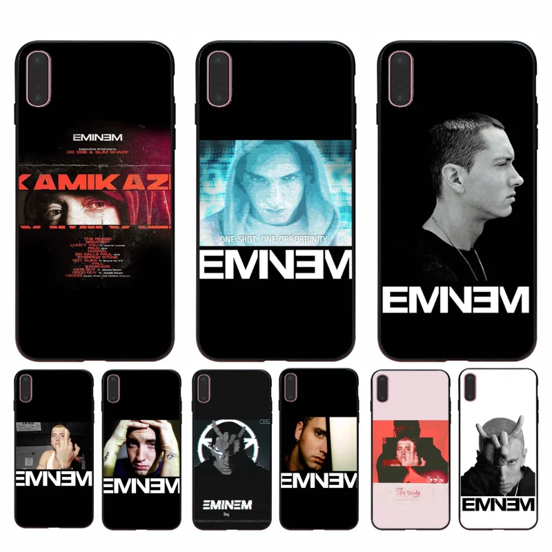 Ультратонкий чехол Babaite EMINEM для Apple iPhone 8 7 6 6S Plus X XS MAX 5 5S SE XR | Мобильные телефоны и