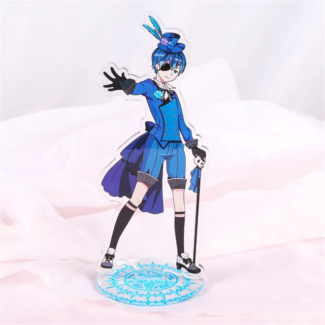 Anime Black Butler Kuroshitsuji Cosplay Stand Model Plate Sebastian  Michaelis Ciel Figures Standee Desk Decoration For